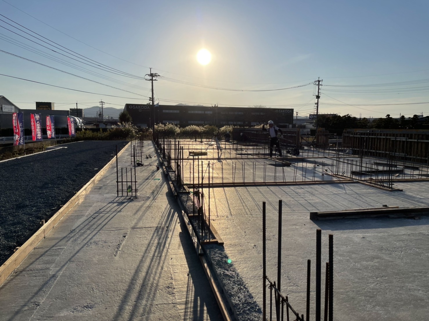 △△住宅 基礎型枠工事
